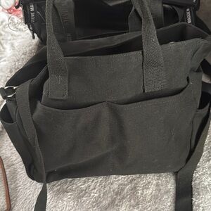 Men's Black Tote Bag